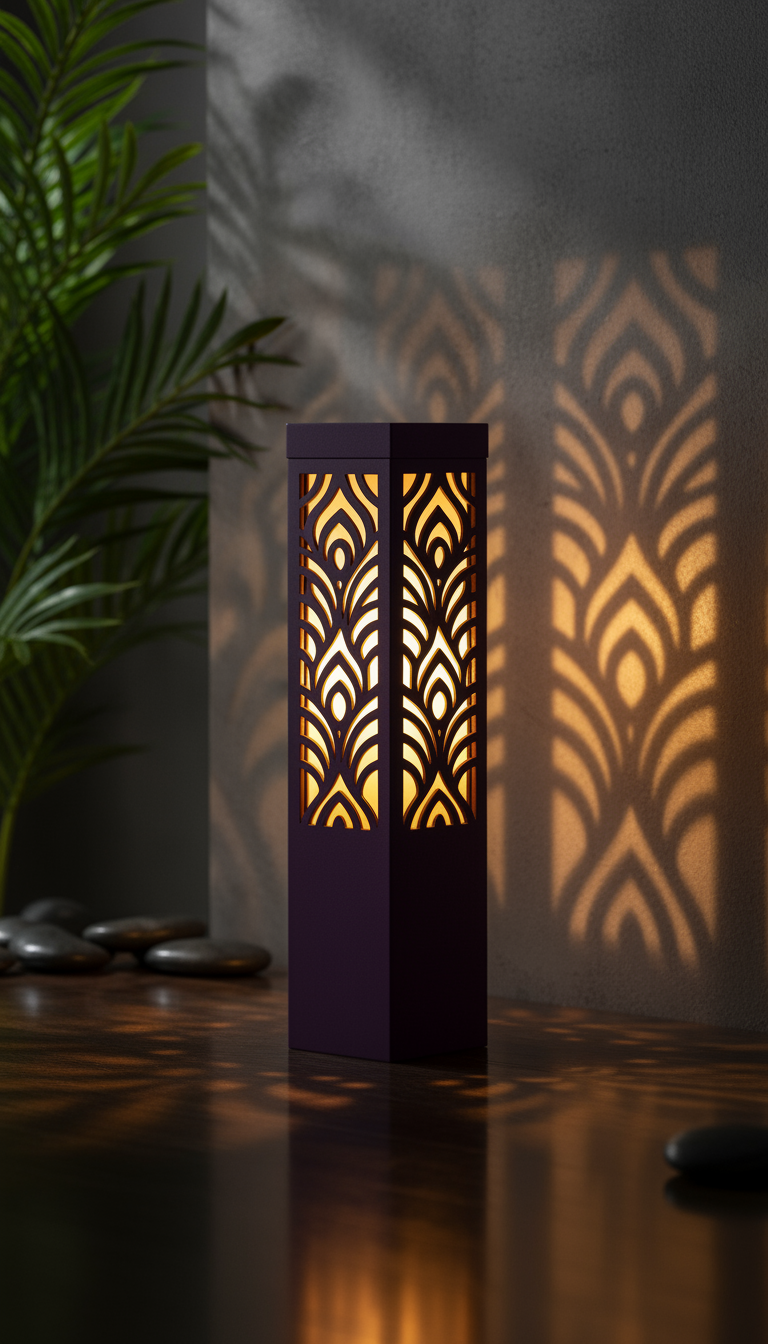 Decorative LED street light pole design 3